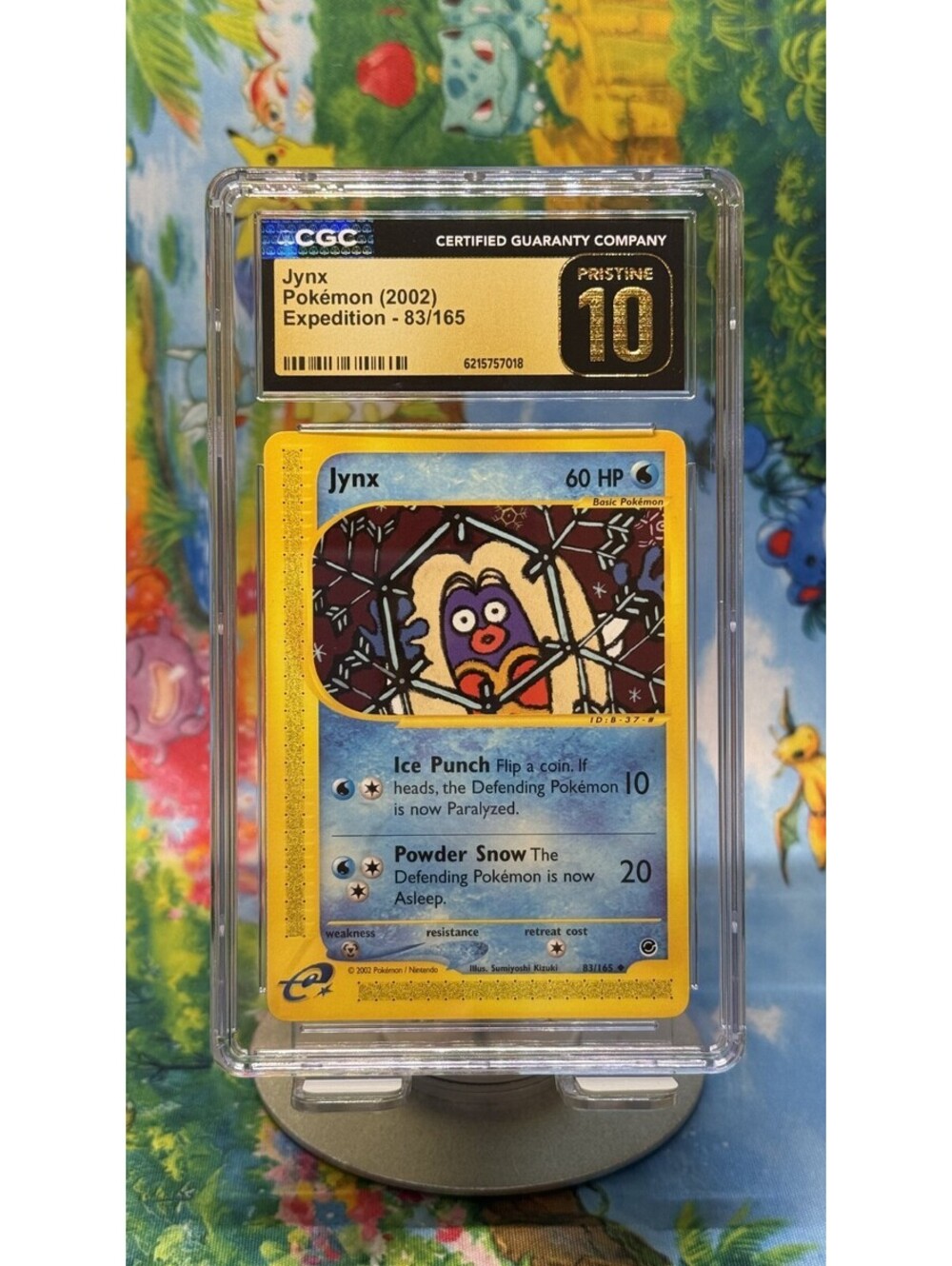Jynx Expedition Base Set 83/165 2002 POP6! CGC 10 Pristine